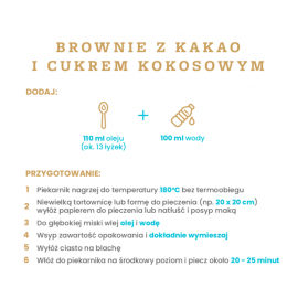 Brownie Mix 290g Zdrowo Namieszane