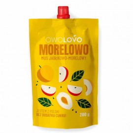 Mus Jabłkowo - Morelowy "Morelowo" 200g Owolovo