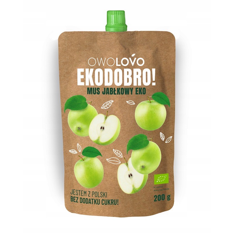 Mus Jabłkowy Bio "Ekodobro" 200g Owolovo