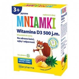 Mniamki Vitamin D3 500 j.m  60g Starpharma
