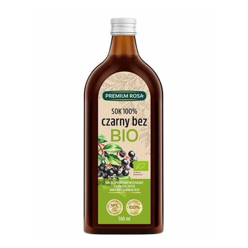 organic elderberry syrup 500ml premium rosa