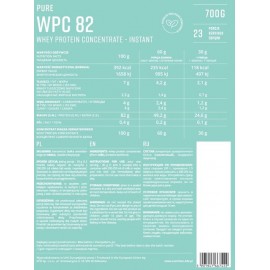 Pure WPC 82 Instant Whey Protein Concentrate 700g KFD