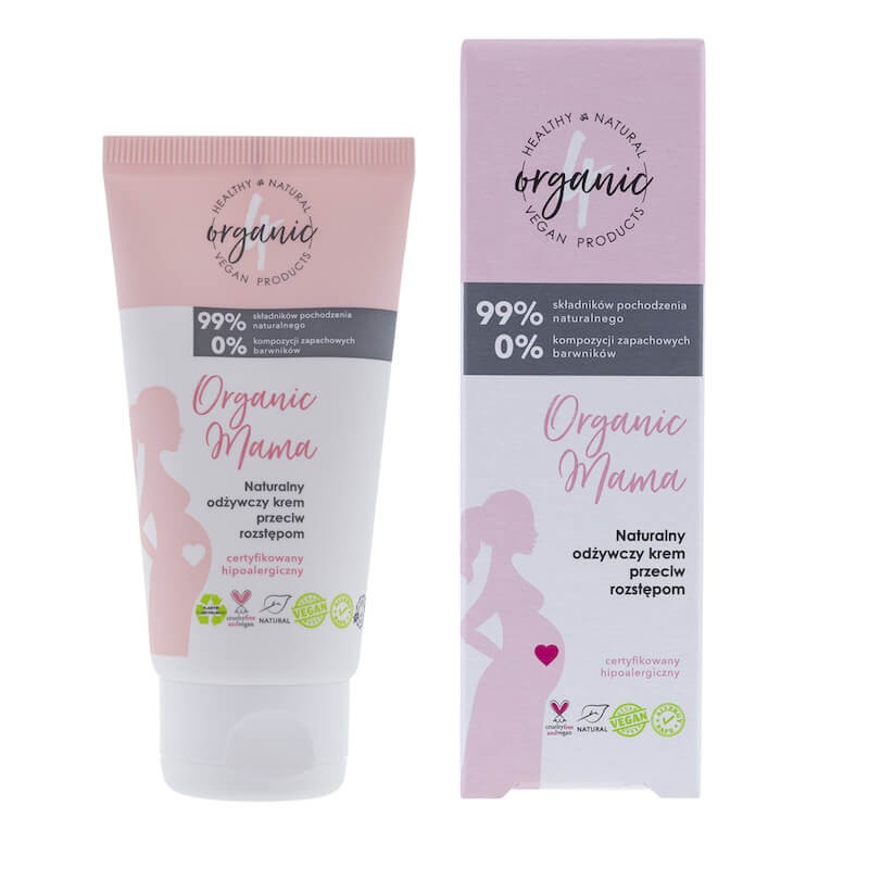 Natural Nourishing Cream Against Stretch Marks Organic Mama 50ml 4Organic