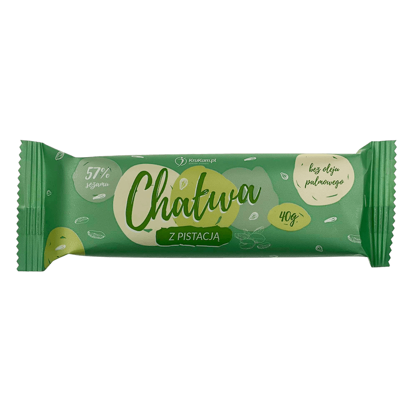 Halva Bar With Pistachios 40g KruKam
