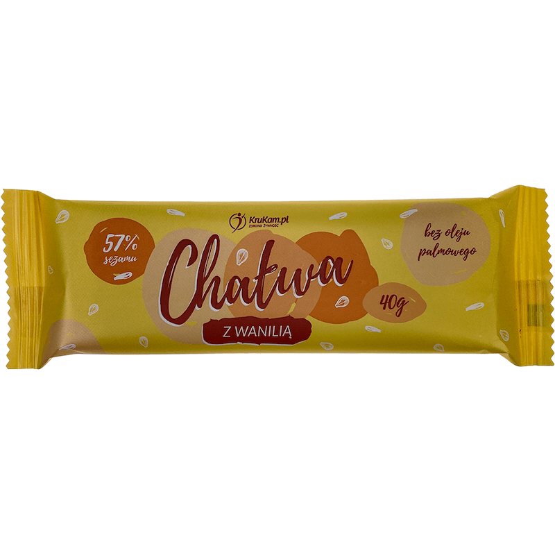 Halva Bar With Vanilla 40g KruKam