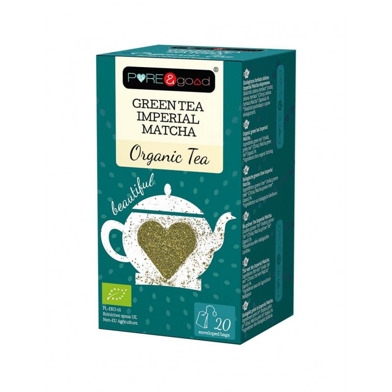 Herbata Ekologiczna Zielona Imperial Matcha 40g Pure&Good