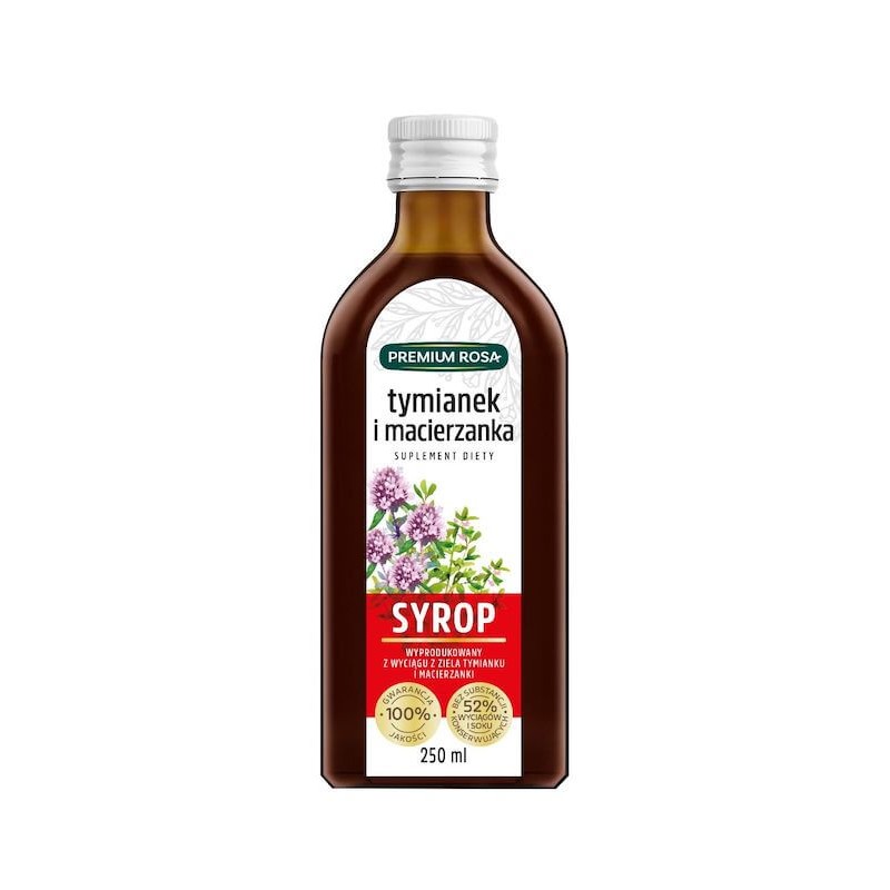 Thyme Syrup Diet Supplement 250ml Premium Rosa