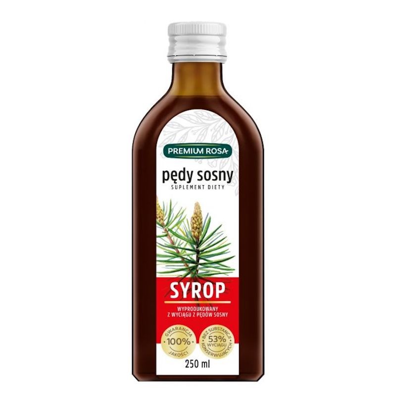 pine shoots syrup 250ml premium rosa