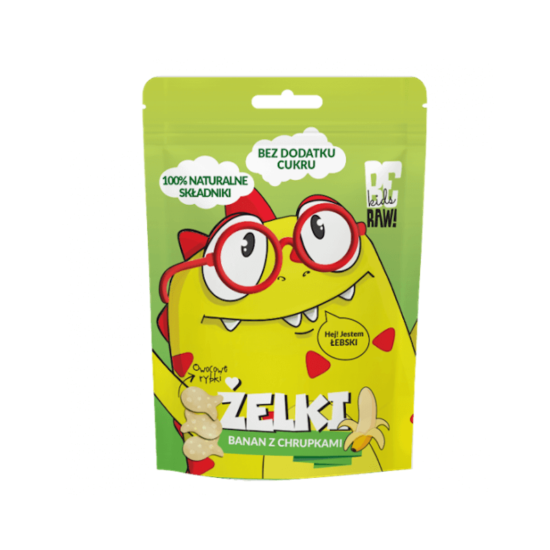 Banana with crisps jelly beans 35g Be Raw Kids CO UK