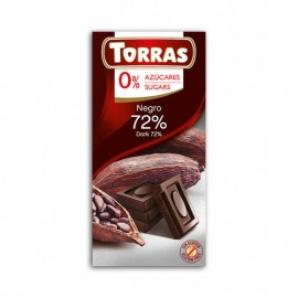 Dark chocolate 72% cocoa 75g Torras