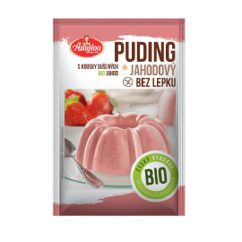 Organic Gluten-Free Strawberry Pudding 40g  AMYLON