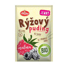 Organic Gluten-Free Rice Raspberry Pudding 40g Amylon