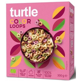 Krążki zbożowe kolorowe bezglutenowe BIO 300g Turtle