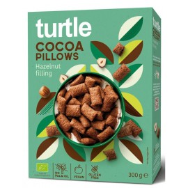 Poduszki ryżowe z nadzieniem orzechowo - kakaowym bezglutenowe BIO 300g Turtle