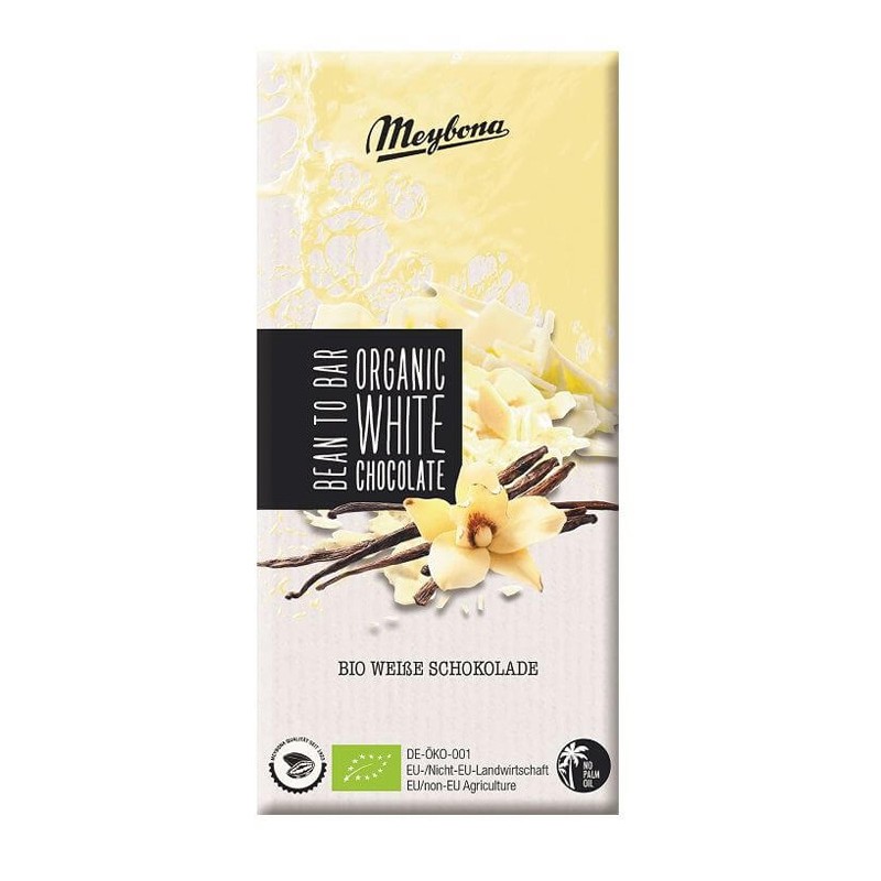Organic White Chocolate 100g Meybona