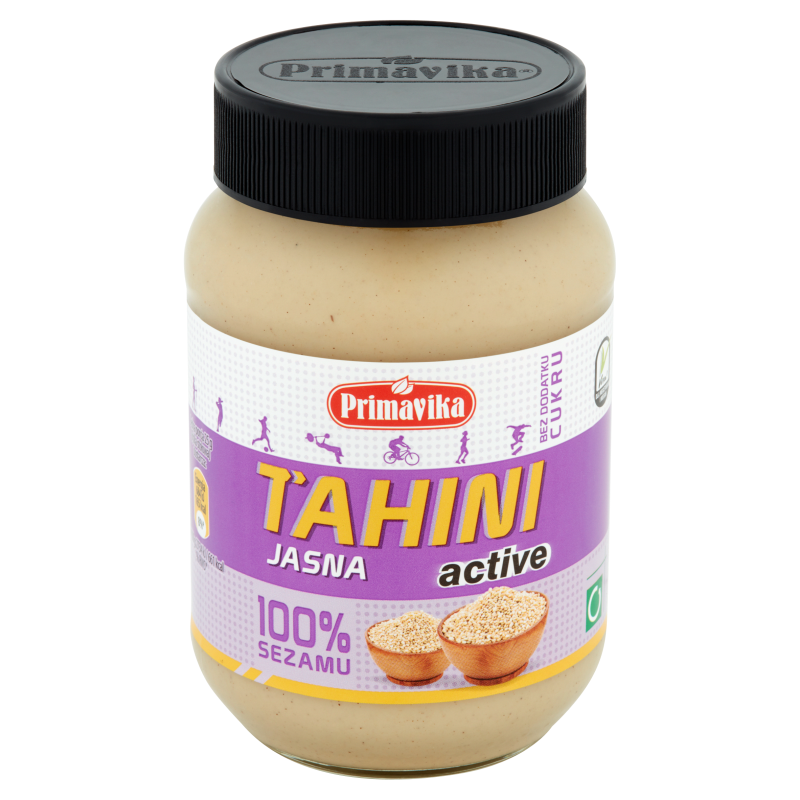 TAHINI LIGHT ACTIVE 100% SESAME 460G PRIMAVIKA