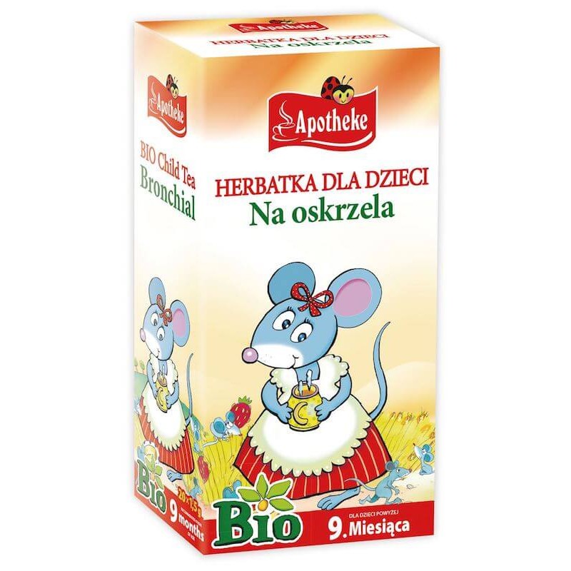 Herbatka dla dzieci - na oskrzela Bio (20 x 1,5 g) 30 g Apotheke