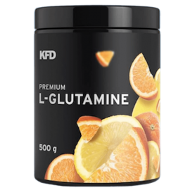 Premium L-glutamine Pomarańczawo - Cytrynowy 500g KFD