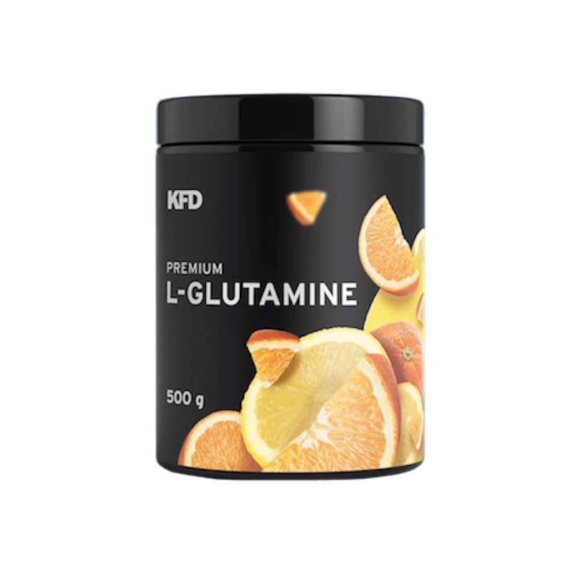 Premium L-glutamine Pomarańczawo - Cytrynowy 500g KFD
