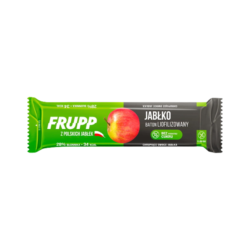 No Sugar Freeze-Dried Bar Apple 10g FRUPP Celiko