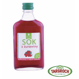 Zielona Tłocznia Cranberry Juice 100% 200ml Targroch