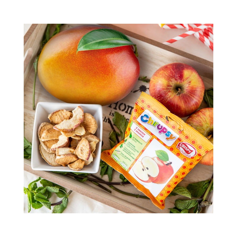 Dried Apples With Mango Juice 18g Crispy Natural