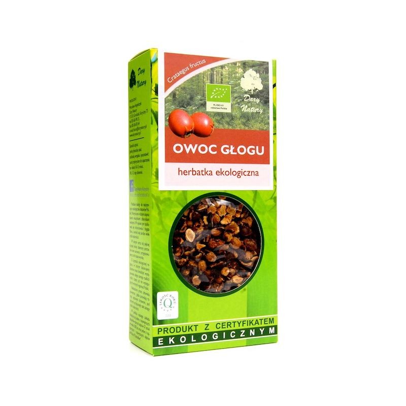 Organic Hawthorn Fruit Tea 100g Dary Natury