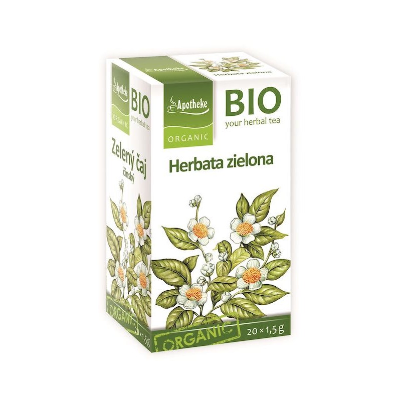Herbata Zielona ekspresowa BIO 20 x 1,5g Apotheke