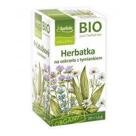 Organic Bronchial tea with thyme 20 x 1.5g Apotheke