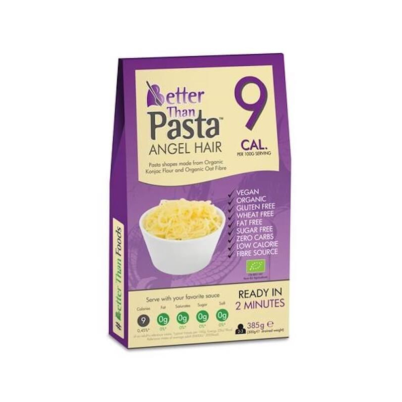 Organic gluten-free Konjac noodle ANGEL HAIR 385g Better Than Foods