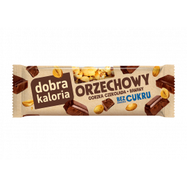 Baton orzechowy gorzka czekolada-banany BEZ CUKRU 30g Dobra Kaloria