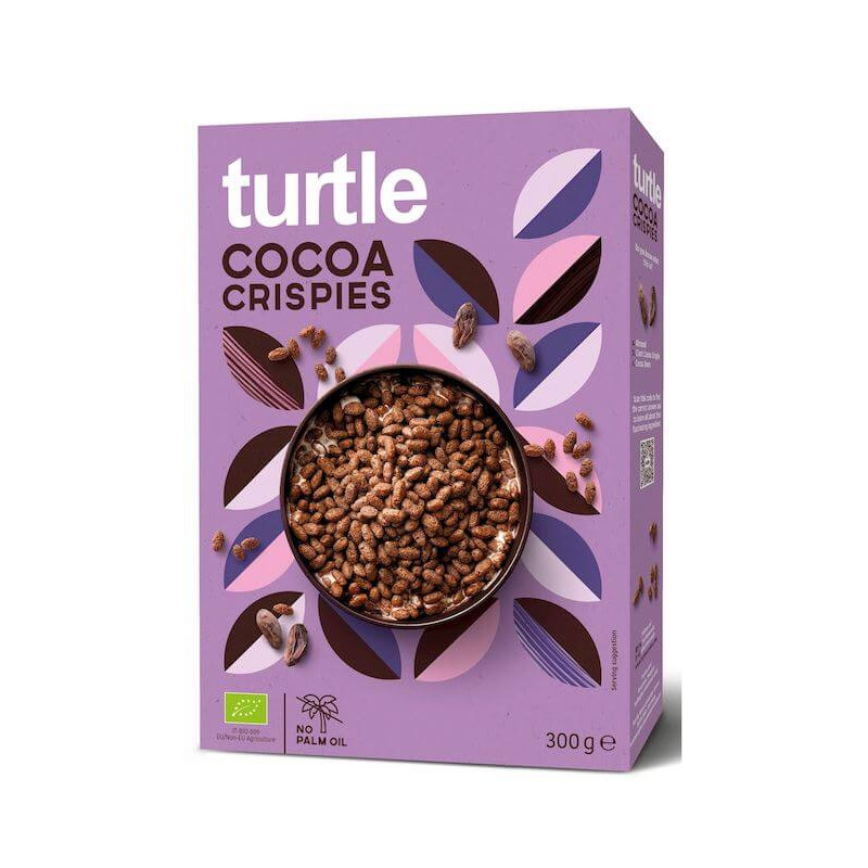 Organic Cocoa Crispies 300g Turtle