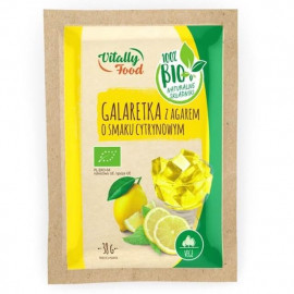 Organic Lemon jelly with agar 38g Vitally Food