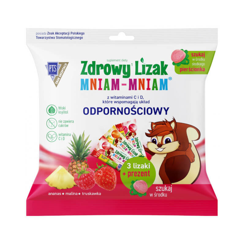 Healthy Lollipop Mniam- Mniam Sugar Free (Set Of 3 Flavors) Starpharma