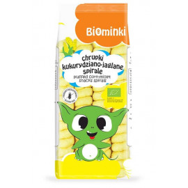 Organic Gluten-Free Puffed Corn-Millet Snacks 60g Biominki