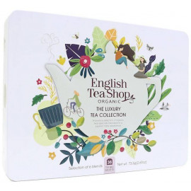 Zestaw Herbat i herbatek Luksusowych BIO 6 smaków 73,5g (36x2,04g) English Tea Shop