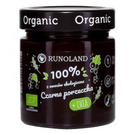 Organic Blackcurrant  & Chia Seeds No Sugar 200g Runoland