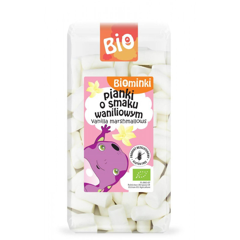 Organic Gluten-Free Vanilla Marshmallow 100g Biominki
