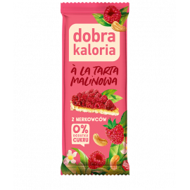 Baton z nerkowców A'la tarta z malinami BEZ CUKRU 35g Dobra Kaloria