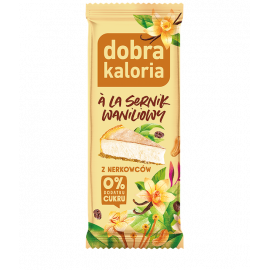 Baton z nerkowców A'la sernik waniliowy BEZ CUKRU 35g Dobra Kaloria