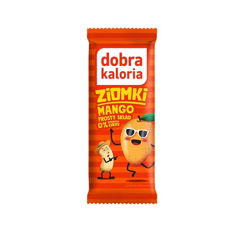 Cashew & Mango Ziomki Bar WITHOUT SUGAR 32g Dobra Kaloria