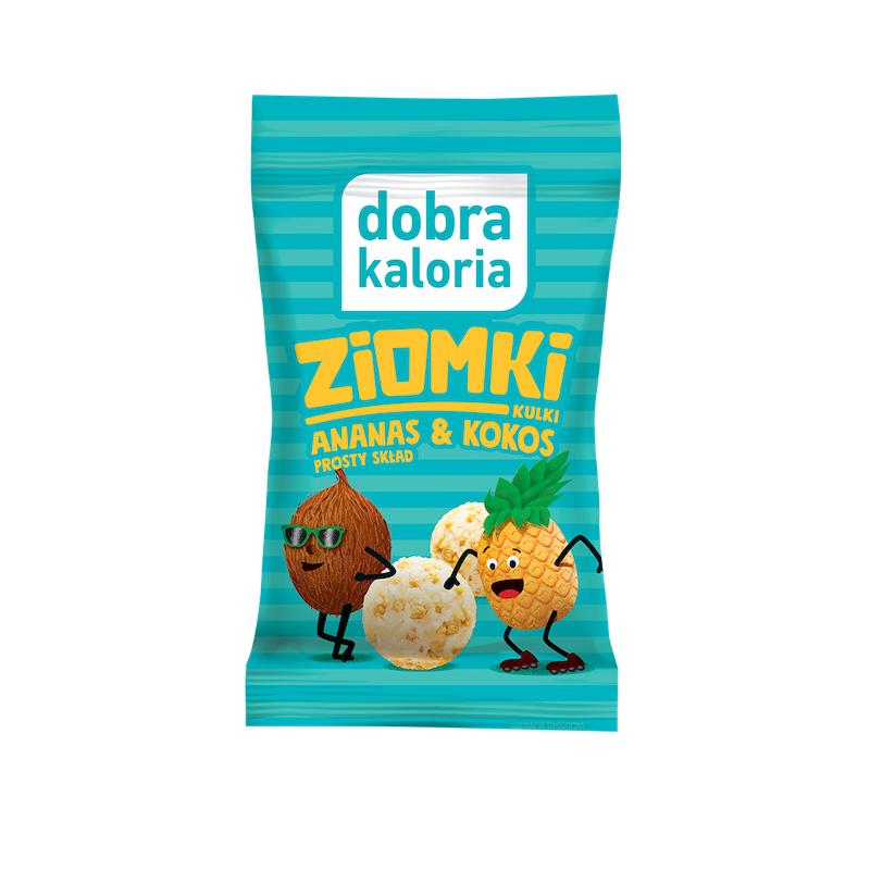 Ziomki Balls Pineapple And Coconut 24g Dobra Kaloria