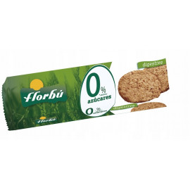 DIGESTIVE wholegrain biscuits WITHOUT SUGAR 200g Florbu