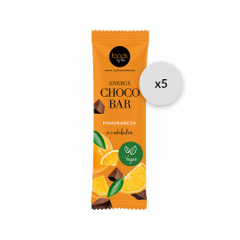 Baton Pocket Choco Bar Pomarańcza w czekoladzie 5 x 35g Foods by Ann