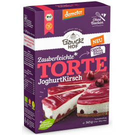 Organic Gluten-Free Yoghurt & Cherry Cake Mix 365 g - BAUCK HOF