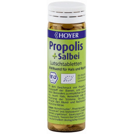 Organic Propolis & Sage Lozenges 60 Tablets Hoyer