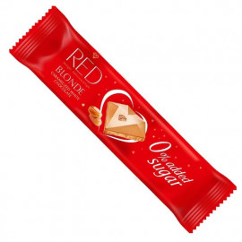 Batonik z czekolady karmelizowanej Blonde BEZ CUKRU 26g Red