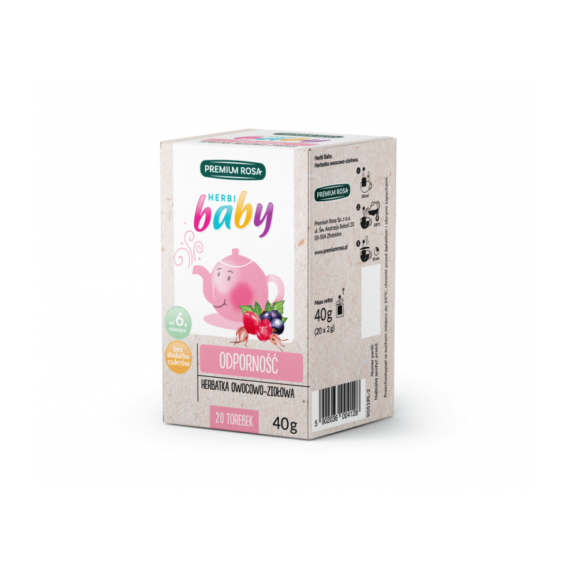 cold tea for kids and infants 40g premium rosa