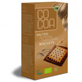 Organic Salted Almond Chocolate Biscuits 95g Cocoa