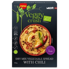 Organic Vegetable Spread With Chili Mix VEGGY CRUSH 140g Milzu